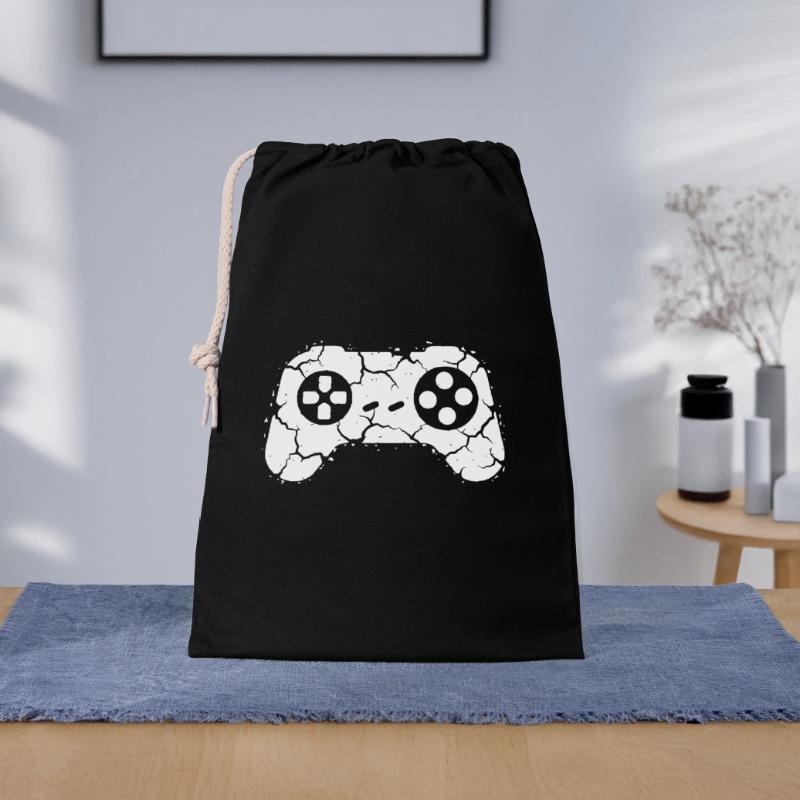 Controller Risse Rage Quit Geschenkbeutel aus Baumwolle (30 x 45 cm)