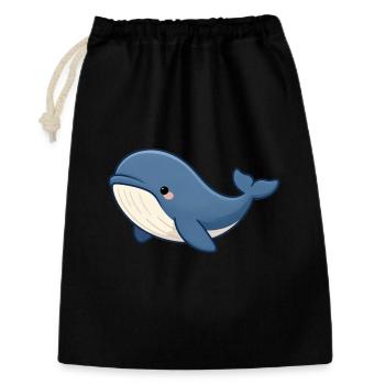 Whale Whale Rescue Animal Welfare Marine Biology - Gift Bag 30 x 45 cm - black - Front