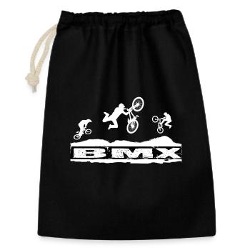Vélo BMX - Sac cadeau 30 x 45 cm - noir - Devant