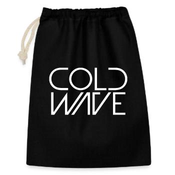 Cold Wave Minimalist Typography - Gift Bag 30 x 45 cm - black - Front