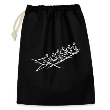 Rowing Team Sketch - Gift Bag 30 x 45 cm - black - Front