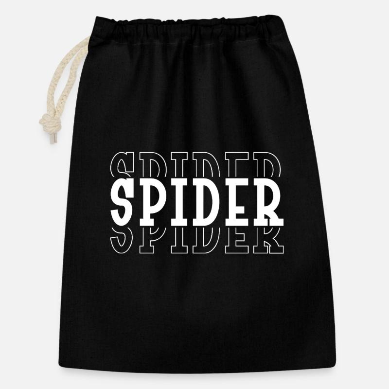 Araignée Urbaine - Sac cadeau 30 x 45 cm - noir