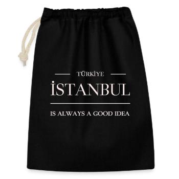 Türkiye, Istanbul always a good idea - Istanbul - Gift Bag 30 x 45 cm - black - Front