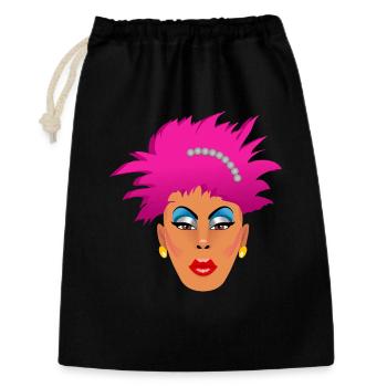 Pink Drag Queen - Gift Bag 30 x 45 cm - black - Front