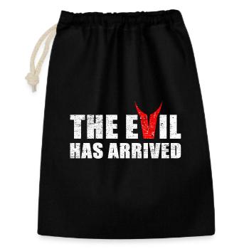 Evil has come with horns from the devil - Gift Bag 30 x 45 cm - black - Front