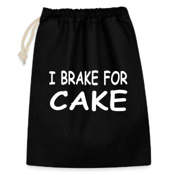 Cake - Gift Bag 30 x 45 cm - black - Front