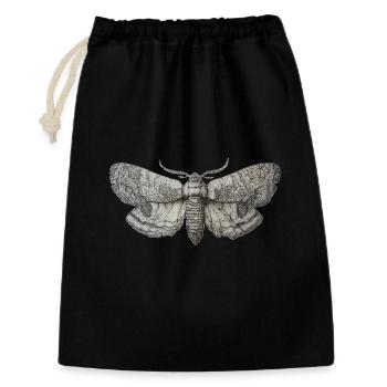 Millésime des papillons de nuit - Sac cadeau 30 x 45 cm - noir - Devant