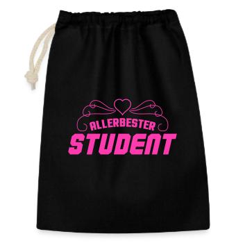 Très bon élève - Sac cadeau 30 x 45 cm - noir - Devant