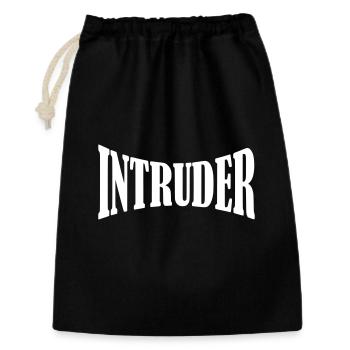 Chemise intrus - Sac cadeau 30 x 45 cm - noir - Devant