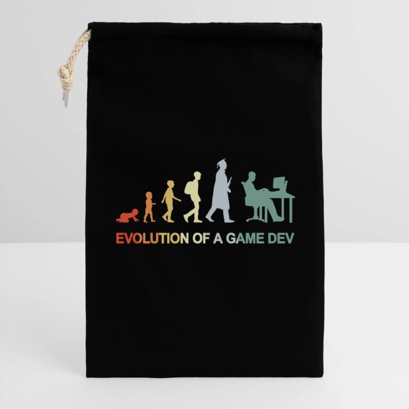 Game Dev Evolution Geschenkbeutel aus Baumwolle (30 x 45 cm)