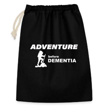 AVENTURE D’ESCALADE - Sac cadeau 30 x 45 cm - noir - Devant