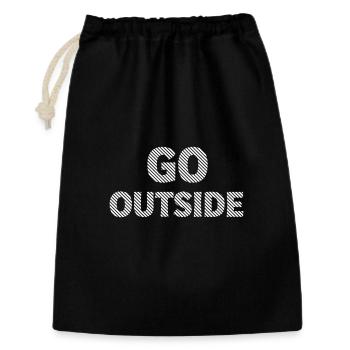 SORTEZ Aventure en nature Dire - Sac cadeau 30 x 45 cm - noir - Devant