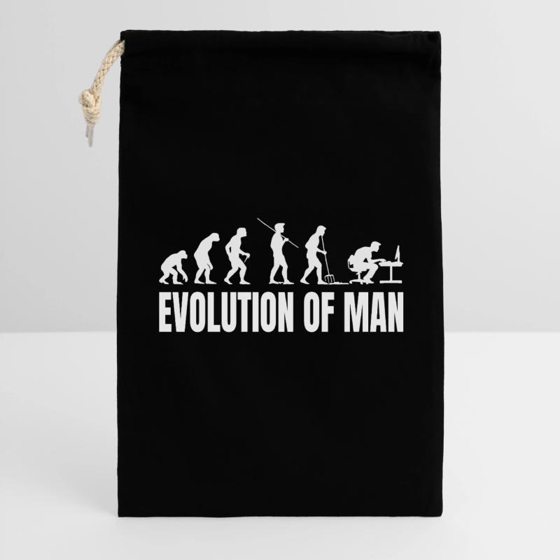 Evolution of Programmer IT Computer Coder Gift Bag 30 x 45 cm