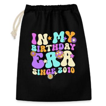 16th Birthday Retro Gift Idea - Gift Bag 30 x 45 cm - black - Front