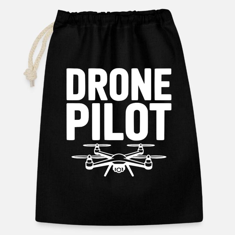 Drone Pilot - Gift Bag 30 x 45 cm - black