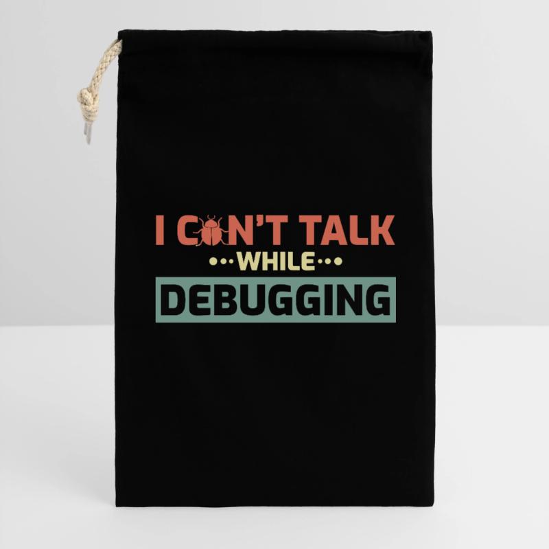 I Can't Talk While Debugging Gift Bag 30 x 45 cm