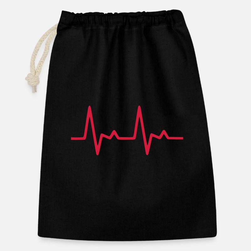 ECG_01 - Sac cadeau 30 x 45 cm - noir