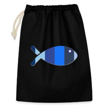 FISH - Gift Bag 30 x 45 cm - black - Front