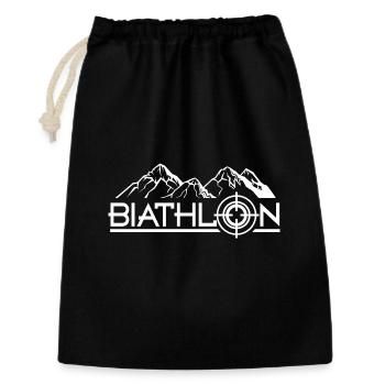 Biathlon - Gift Bag 30 x 45 cm - black - Front