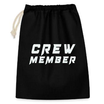 Crew Member Patch Tee - Gift Bag 30 x 45 cm - black - Front