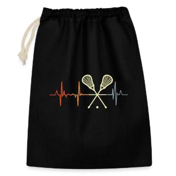 Lacrosse palpitations - Gift Bag 30 x 45 cm - black - Front