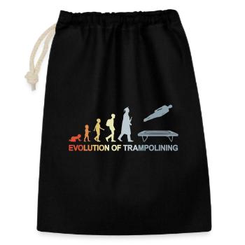 Vintage Trampoline Jumper Evolution - Gift Bag 30 x 45 cm - black - Front