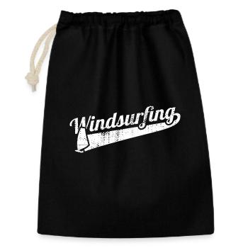 Windsurfing - Gift Bag 30 x 45 cm - black - Front