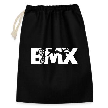 T-shirt BMX Freestyle pour enfants et riders - Sac cadeau 30 x 45 cm - noir - Devant