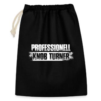 Knob Turner Sound Engineer Sound Engineer - Gift Bag 30 x 45 cm - black - Front