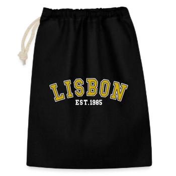 Lisbon Est. 1985 - Gift Bag 30 x 45 cm - black - Front
