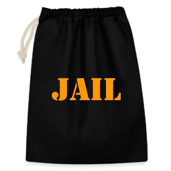 County Jail - Jail - Jail - Prisoner - Gift Bag 30 x 45 cm - black - Front
