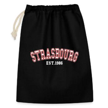 Strasbourg Est. 1986 - Gift Bag 30 x 45 cm - black - Front