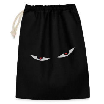 comic eyes smiley augen - Gift Bag 30 x 45 cm - black - Front