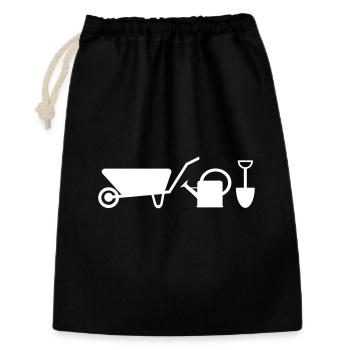 Garden Icons - Gift Bag 30 x 45 cm - black - Front