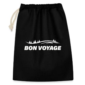 BON VOYAGE - Gift Bag 30 x 45 cm - black - Front
