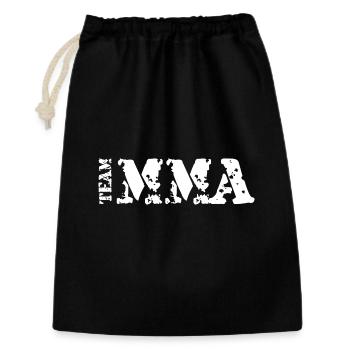 Team MMA Fighter Octagon Martial Arts Logo Club - Gift Bag 30 x 45 cm - black - Front
