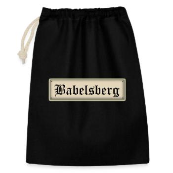 Babelsberg - Gift Bag 30 x 45 cm - black - Front