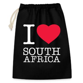 I LOVE SOUTH AFRICA Südafrika - Gift Bag 30 x 45 cm - black - Front