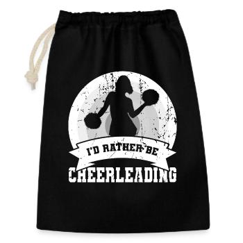 I'd Rather Be Cheerleading - Gift Bag 30 x 45 cm - black - Front