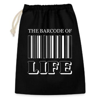 Le code-barres de la vie / Der Strichcode des Lebens - Sac cadeau 30 x 45 cm - noir - Devant