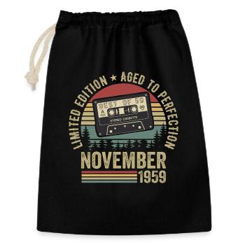 November 1959 - Gift Bag 30 x 45 cm - black - Front