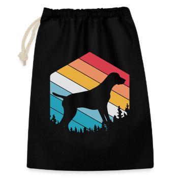 German Pointer Dog German Shorthair - Gift Bag 30 x 45 cm - black - Front