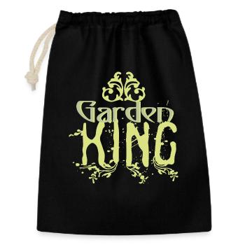 Garden_King - Sac cadeau 30 x 45 cm - noir - Devant