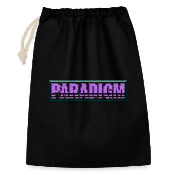 Changement de paradigme – Nouvelle pensée - Sac cadeau 30 x 45 cm - noir - Devant