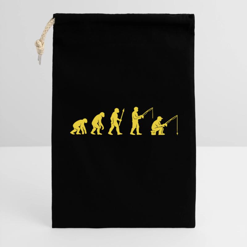 Conception des chemins d’évolution de la pêche Sac cadeau 30 x 45 cm