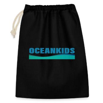 OCEANKIDS - Sac cadeau 30 x 45 cm - noir - Devant