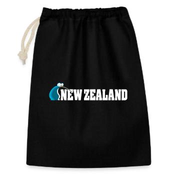 Kiwi Bird Cartoon New Zealand - Gift Bag 30 x 45 cm - black - Front