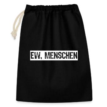 ew people - Gift Bag 30 x 45 cm - black - Front