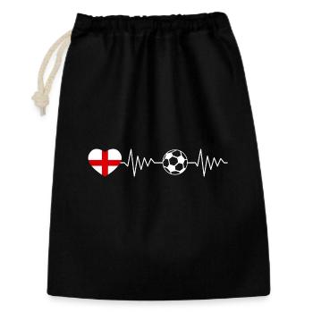 England Football Heartbeat - Gift Bag 30 x 45 cm - black - Front