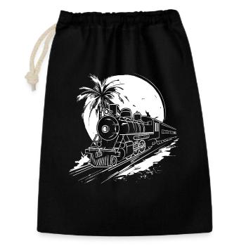 Railway Graphic - Gift Bag 30 x 45 cm - black - Front